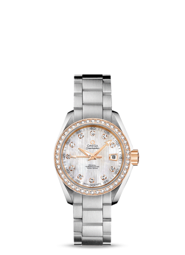 Omega Seamaster Aqua Terra 150M Co-Axial 30 Stainless Steel / Red Gold / Diamond / MOP / Bracelet